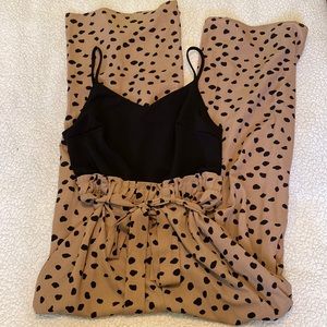 Francesca’s Dalmatian Jumpsuit